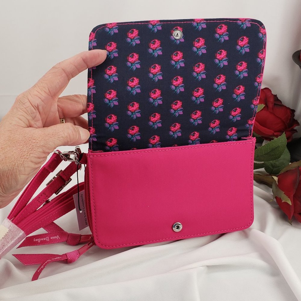 VB RFID 3-in-1 Crossbody in Fuchsia NWT - Picture 4 of 4